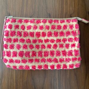 LOFT Rattan Straw clutch Bag with strap